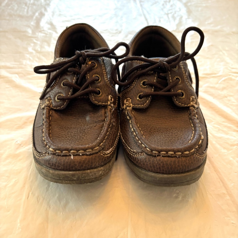 SPERRY boat shoes coffee brown SZ 1.5 Worn Once - Picture 10 of 13